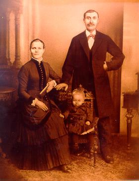 Bernhard Garbe with parents Maria Aukstein and Albert Garbe