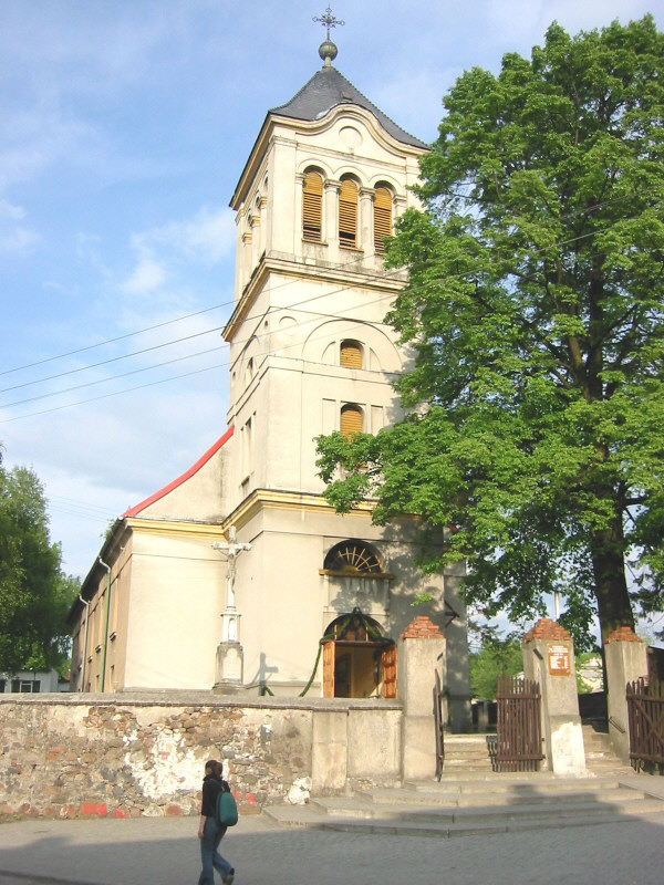 The Church in Pawonkow, taken May 2003 by P. Krol 