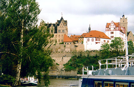 A recent picture of the Bernburg castle